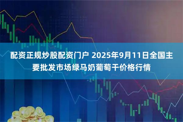 配资正规炒股配资门户 2025年9月11日全国主要批发市场绿马奶葡萄干价格行情